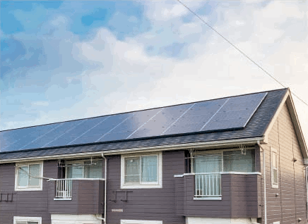 家屋屋根のパネル2